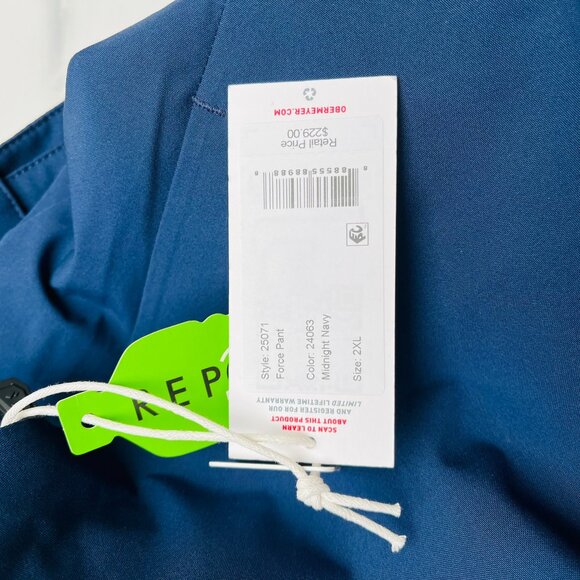 Obermeyer Ski Trousers Force 'Midnight Navy' 25071-24063 Multi Size - Picture 5 of 5